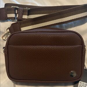 Brown convertible crossbody
